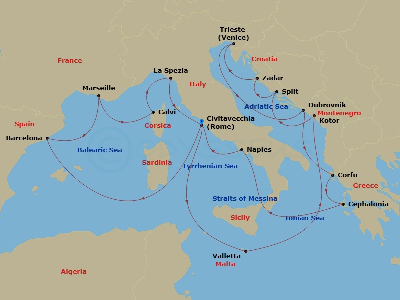 Cruise Map