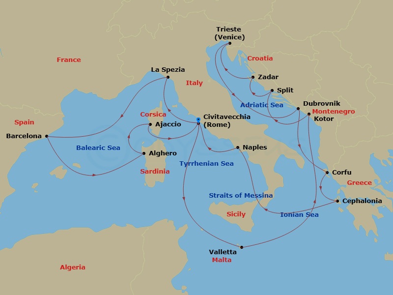Cruise Map