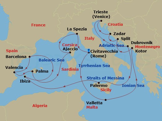 Cruise Map