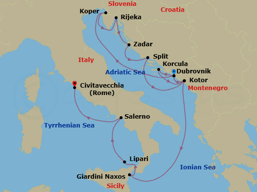 Cruise Map