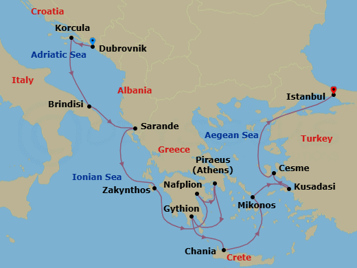 Cruise Map