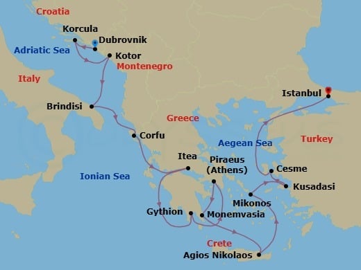 Cruise Map