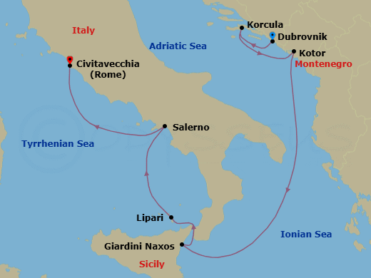 Cruise Map