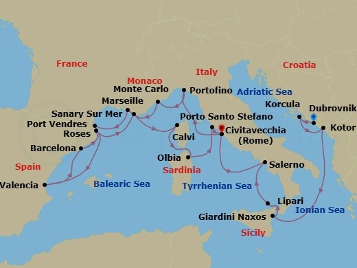 Cruise Map