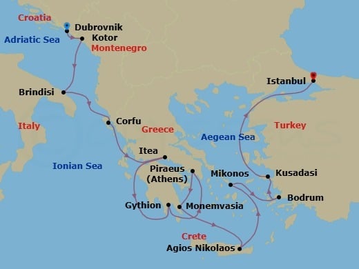 Cruise Map