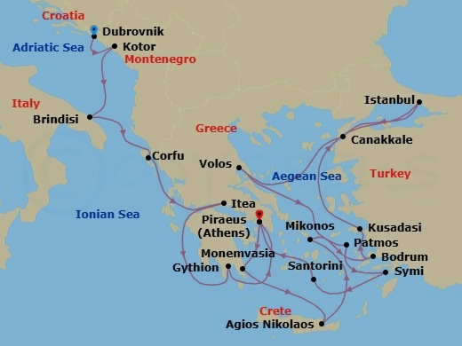 Cruise Map