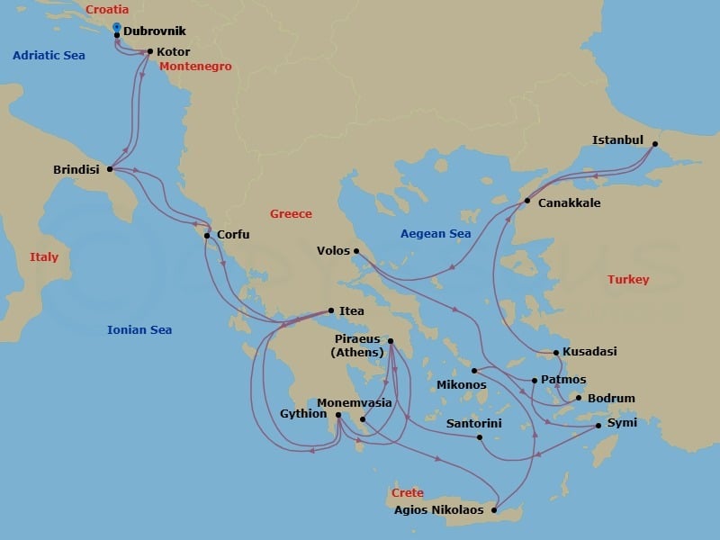 Cruise Map