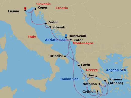 Cruise Map