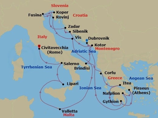Cruise Map