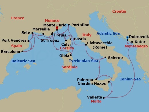 Cruise Map