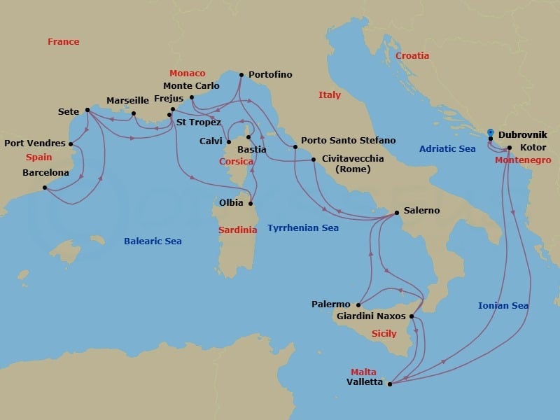 Cruise Map