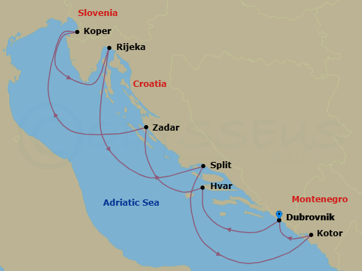 Cruise Map