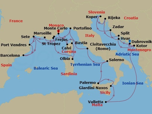 Cruise Map