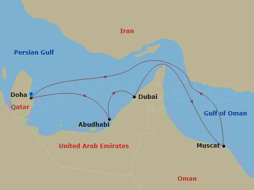 Cruise Map