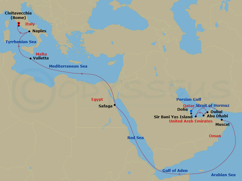 Cruise Map