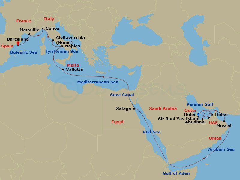Cruise Map