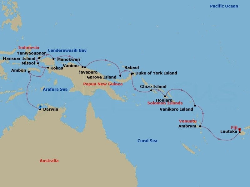 Cruise Map