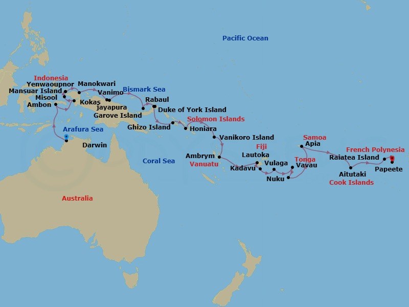 Cruise Map