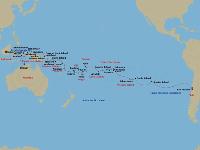 Cruise Map