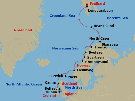 Cruise Map