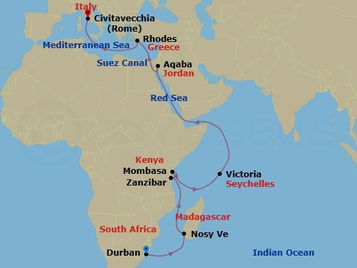 Cruise Map