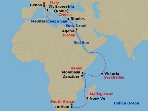 Cruise Map