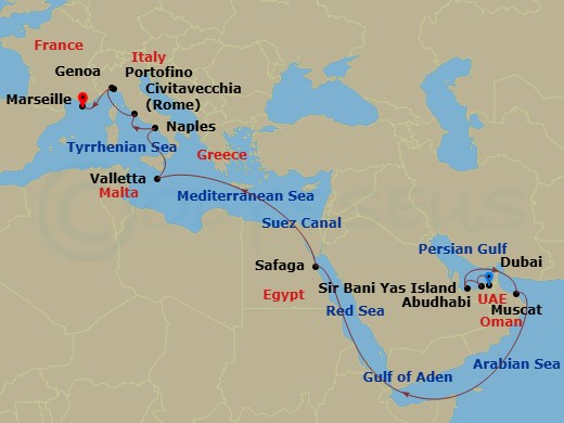 Cruise Map
