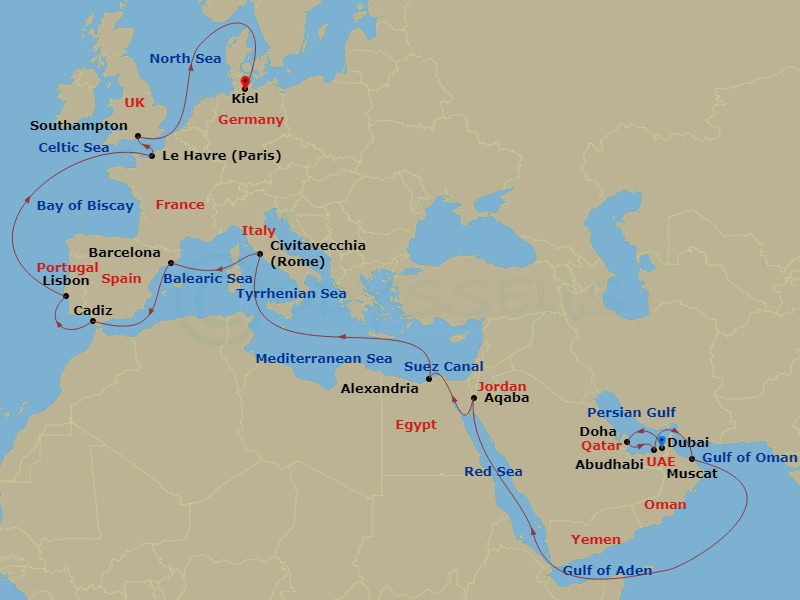 Cruise Map