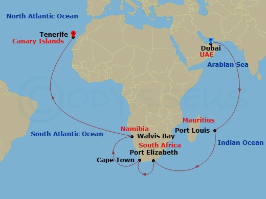 Cruise Map