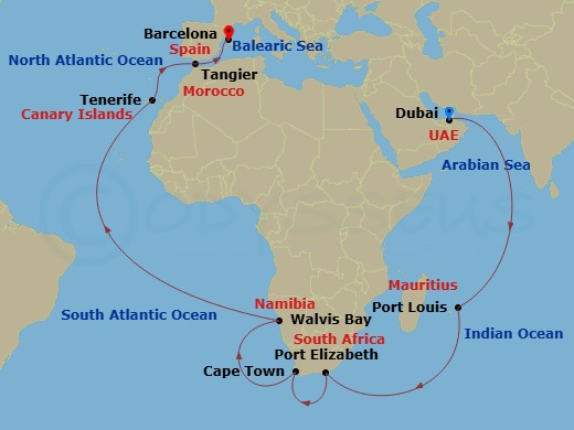 Cruise Map