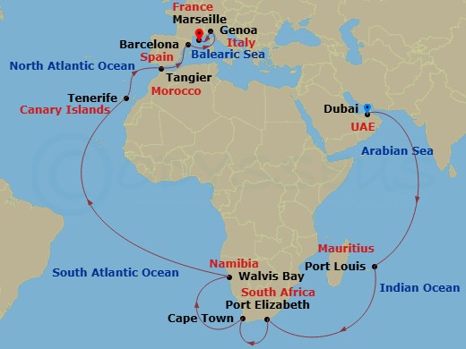 Cruise Map