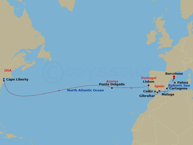 Cruise Map