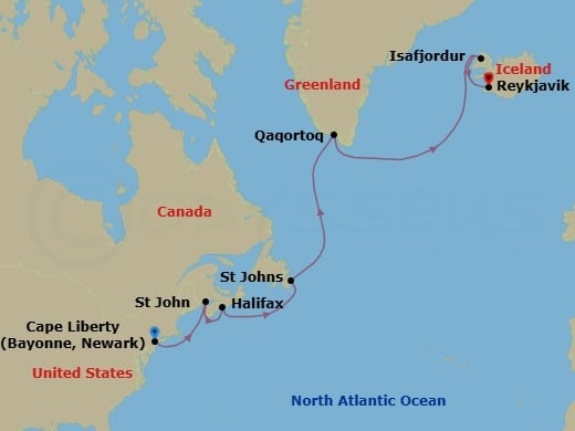Cruise Map