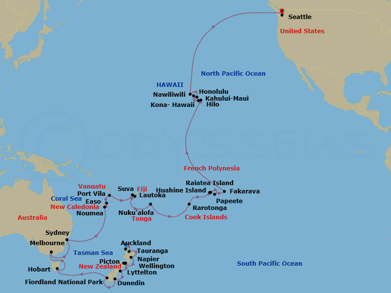 Cruise Map