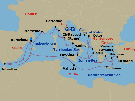Cruise Map