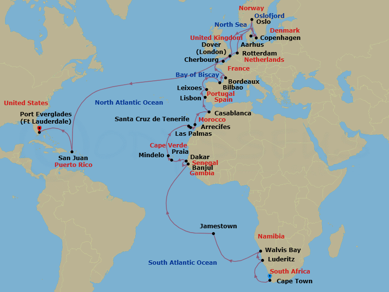 Cruise Map