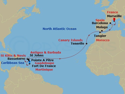 Cruise Map
