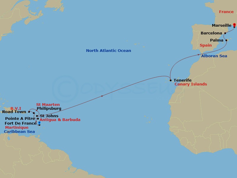 Cruise Map
