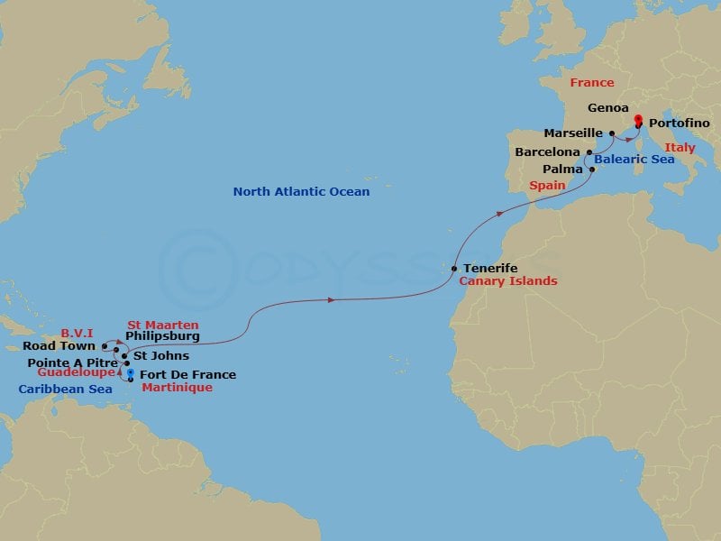 Cruise Map