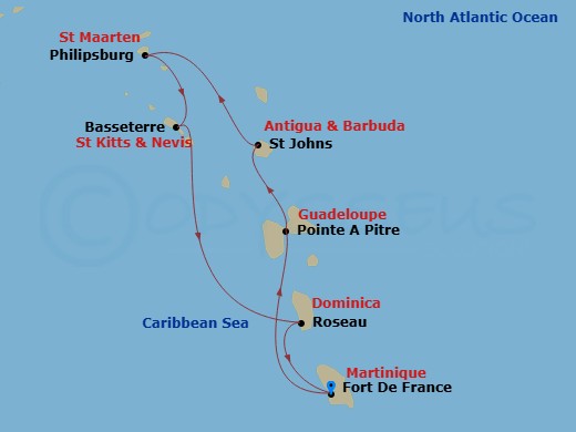 Cruise Map