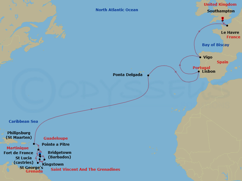 Cruise Map