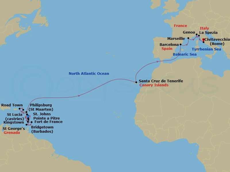 Cruise Map