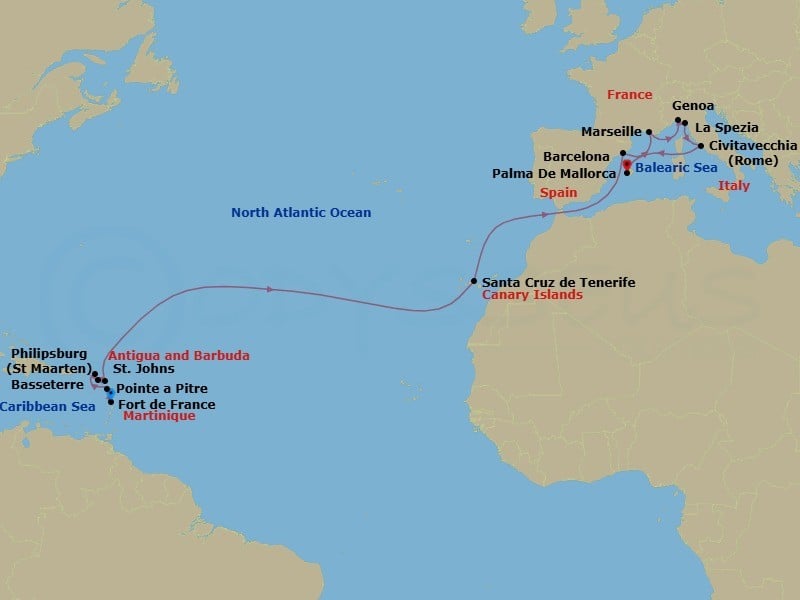 Cruise Map