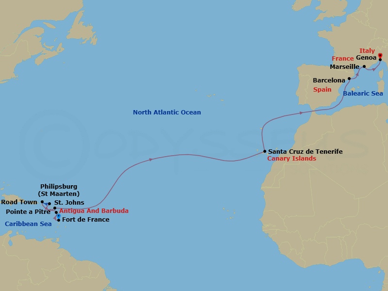 Cruise Map