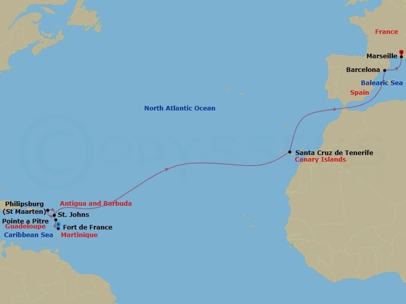 Cruise Map