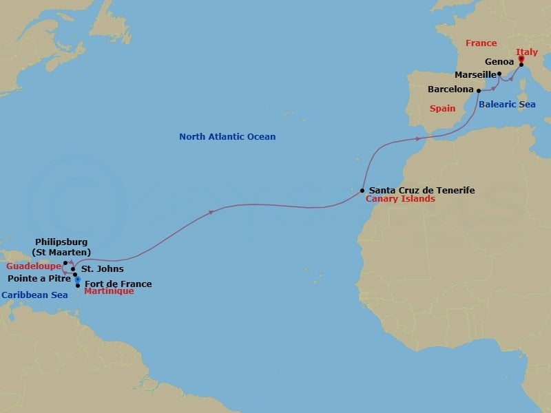 Cruise Map