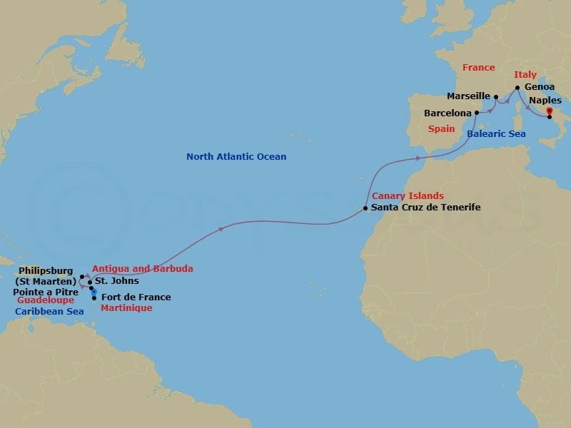 Cruise Map