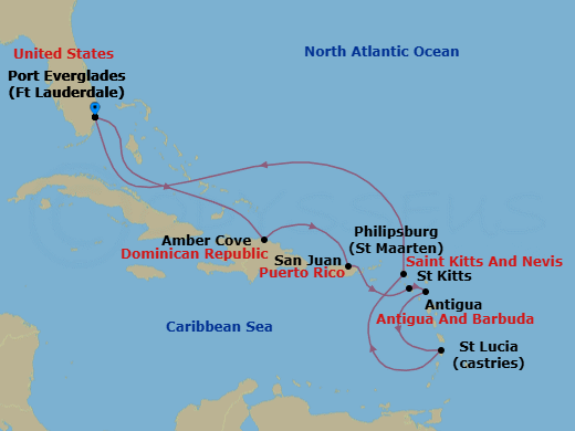 Cruise Map