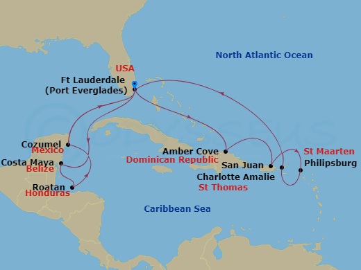 Cruise Map