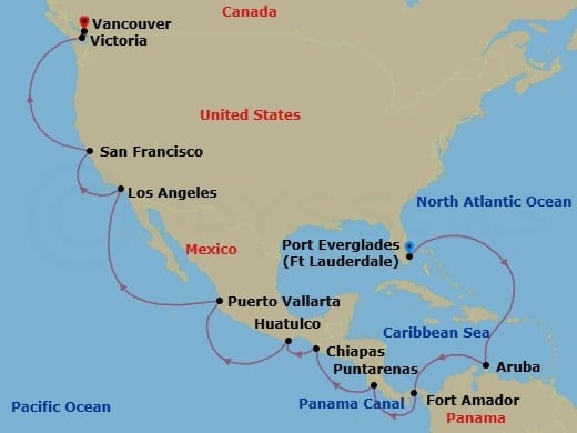 Cruise Map